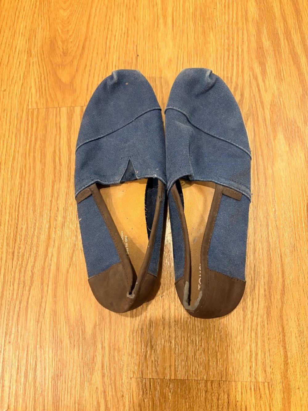 Mens Blue Toms 10.5